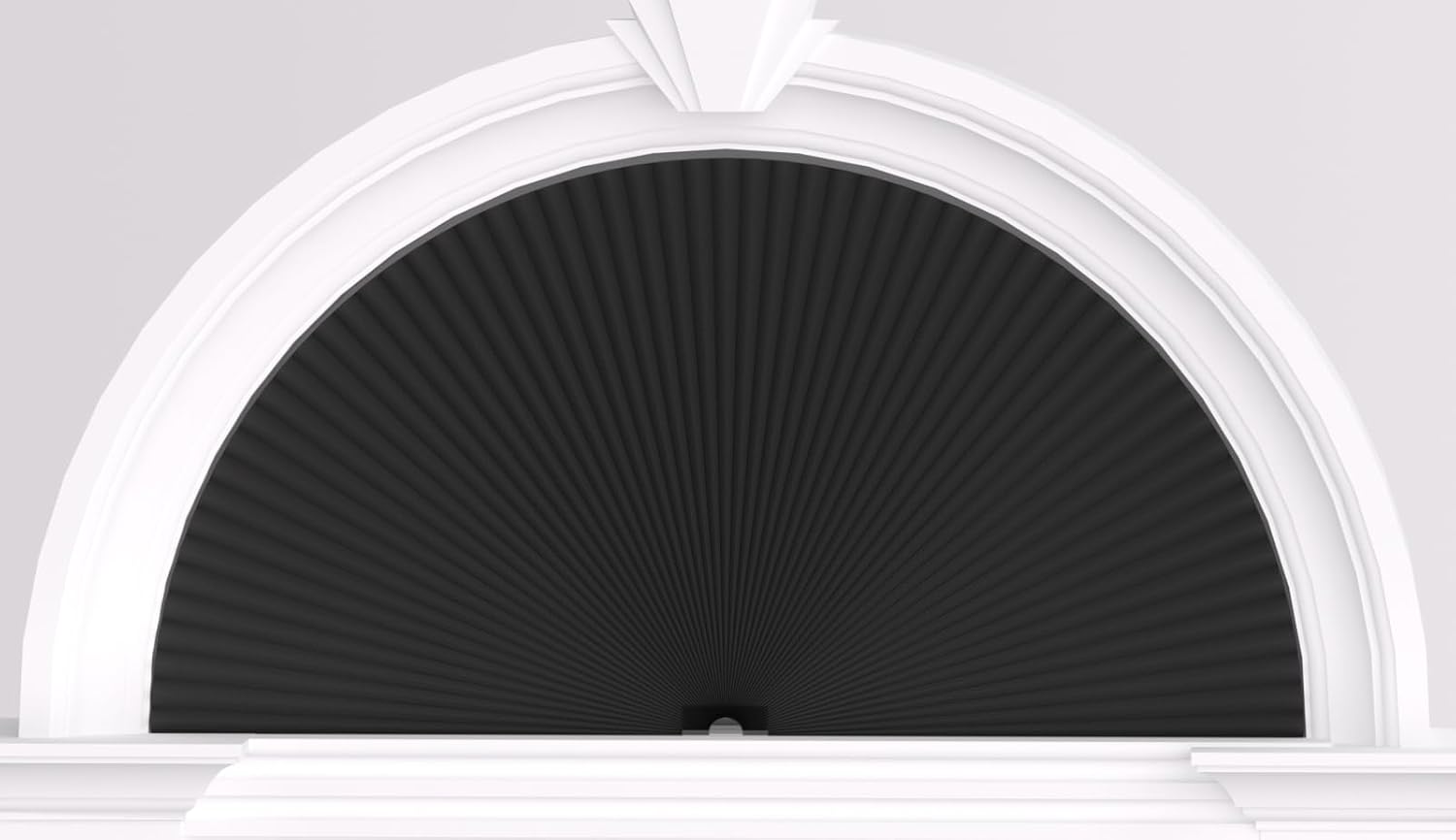 Arch Window Shades Half Circle Blackout Cellular Shades Easy Install