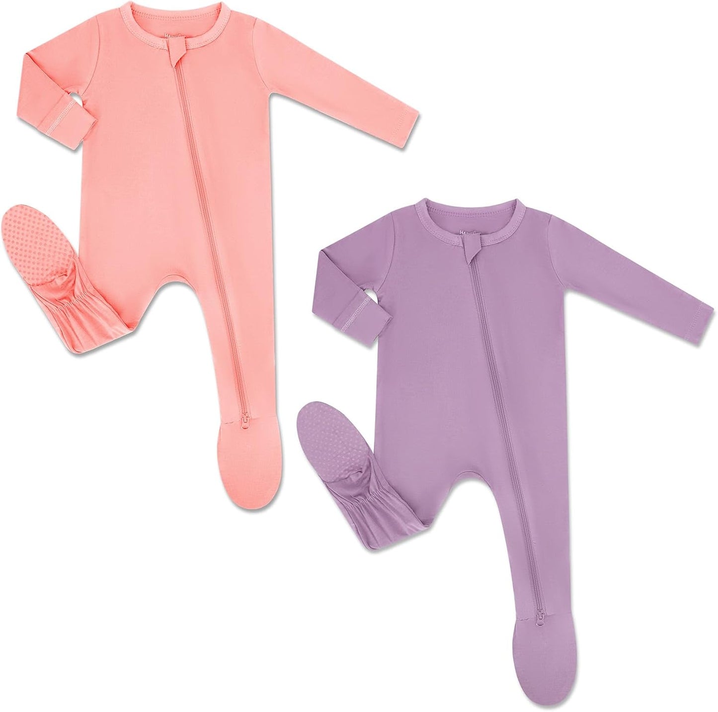 HAPIU Rayon from Bamboo Baby Footed Pajamas for Comfort