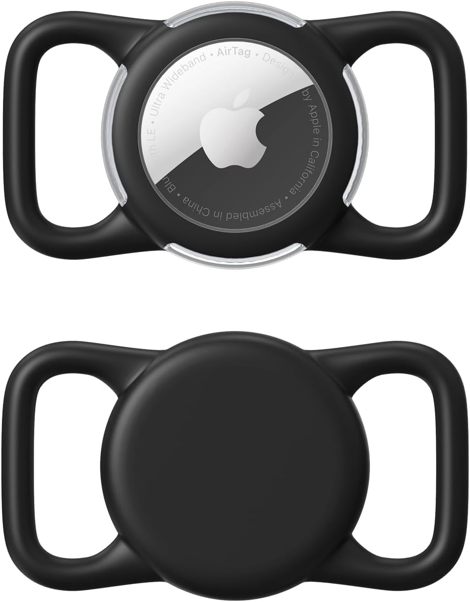 Pet Collar Waterproof Airtag Holder: Durable & Lightweight!