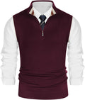 Men's Contrast Striped Sweater Vest by PJ PAUL JONES for Modern Style