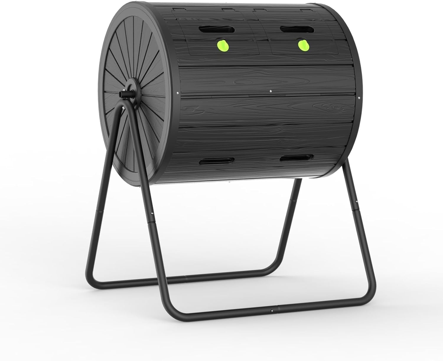 Dual Chamber Tumbling Composter for Efficient Batch Composting