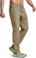CQR Men's Lightweight Vent Hiking Pants for Men - Breathable