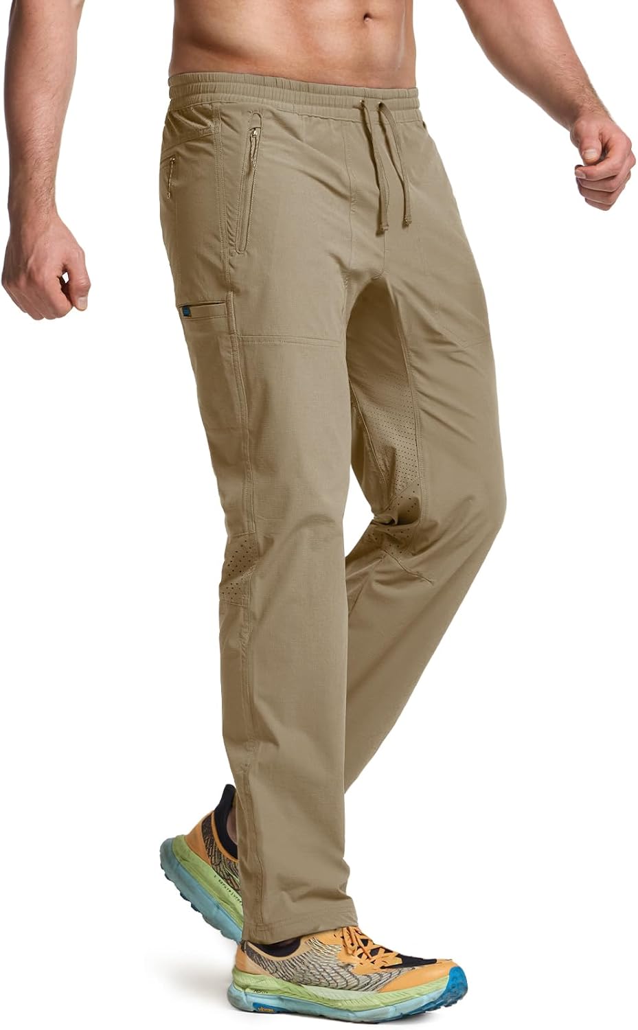 CQR Men's Lightweight Vent Hiking Pants for Outdoor Activities