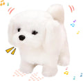 Walking Dog Plush Interactive Toy - Animated 7in Puppy