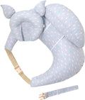 Nursing Pillow for Breastfeeding with Adjustable Strap and Edge