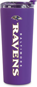 24oz Stainless Steel NFL Football Tumbler - Dual Lid Spill-Proof