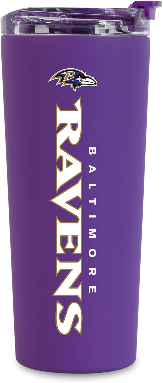 NFL Football 24oz Stainless Steel Tumbler with Dual Function Lid