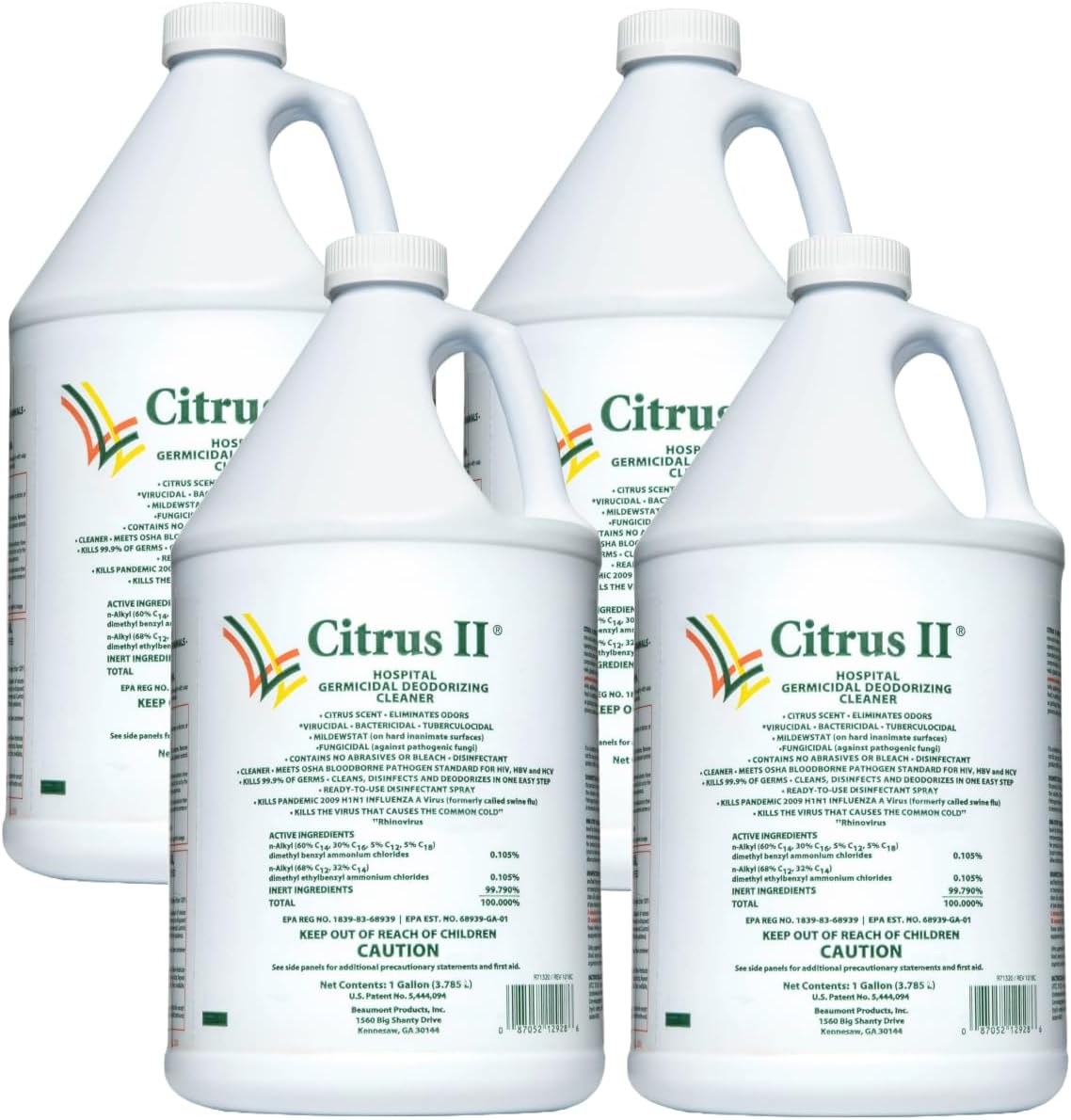 Citrus II Hospital Germicidal Cleaner - Fresh Citrus Scent