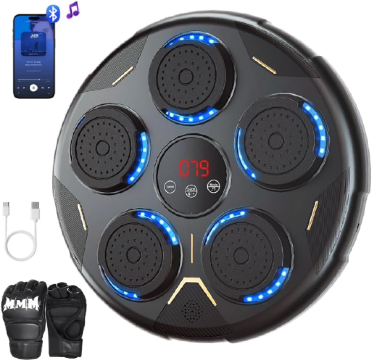 Bluetooth Music Wall-Mounted Boxing Fun!