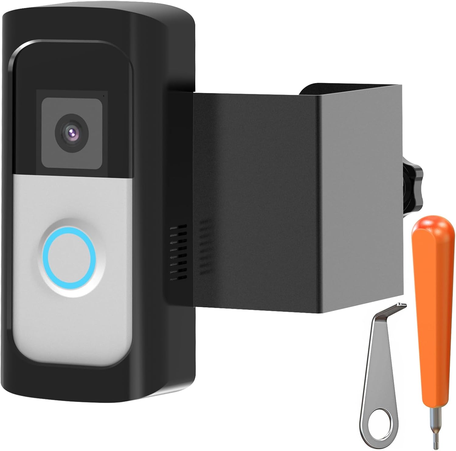 No-Drill Anti-Theft Door Mount for Ring Doorbells