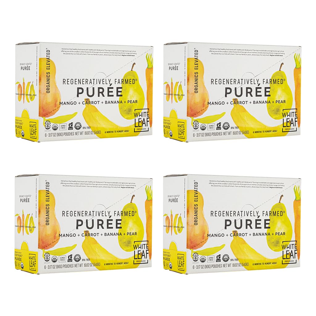 Organic Purees for Babies - Healthy Toddler Snacks in Pouches
