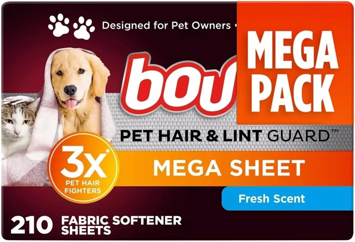 Lint-Free Freshness! PetHair & LintGuard Dryer Sheets