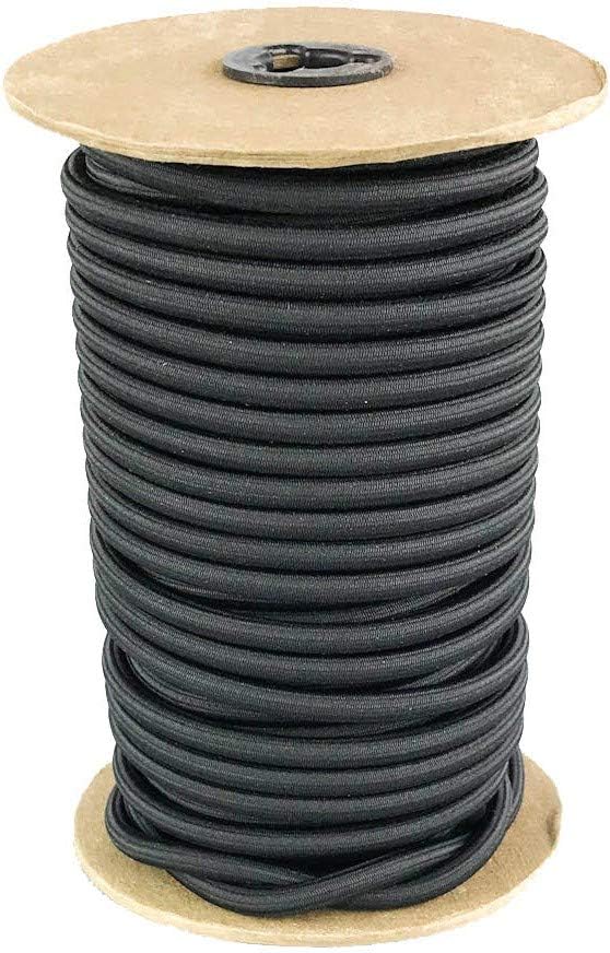 Elastic Bungee Cord for Tie Downs and DIY Projects - 50 or 100 Foot
