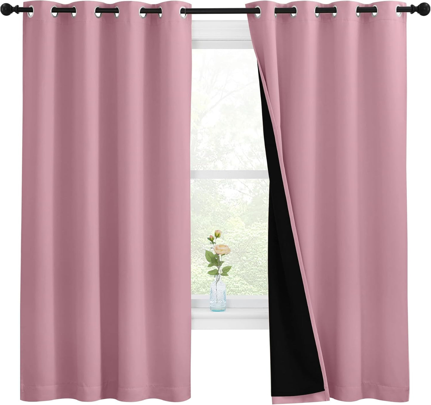 NICETOWN 100% Blackout Curtains for Energy Efficiency and Style