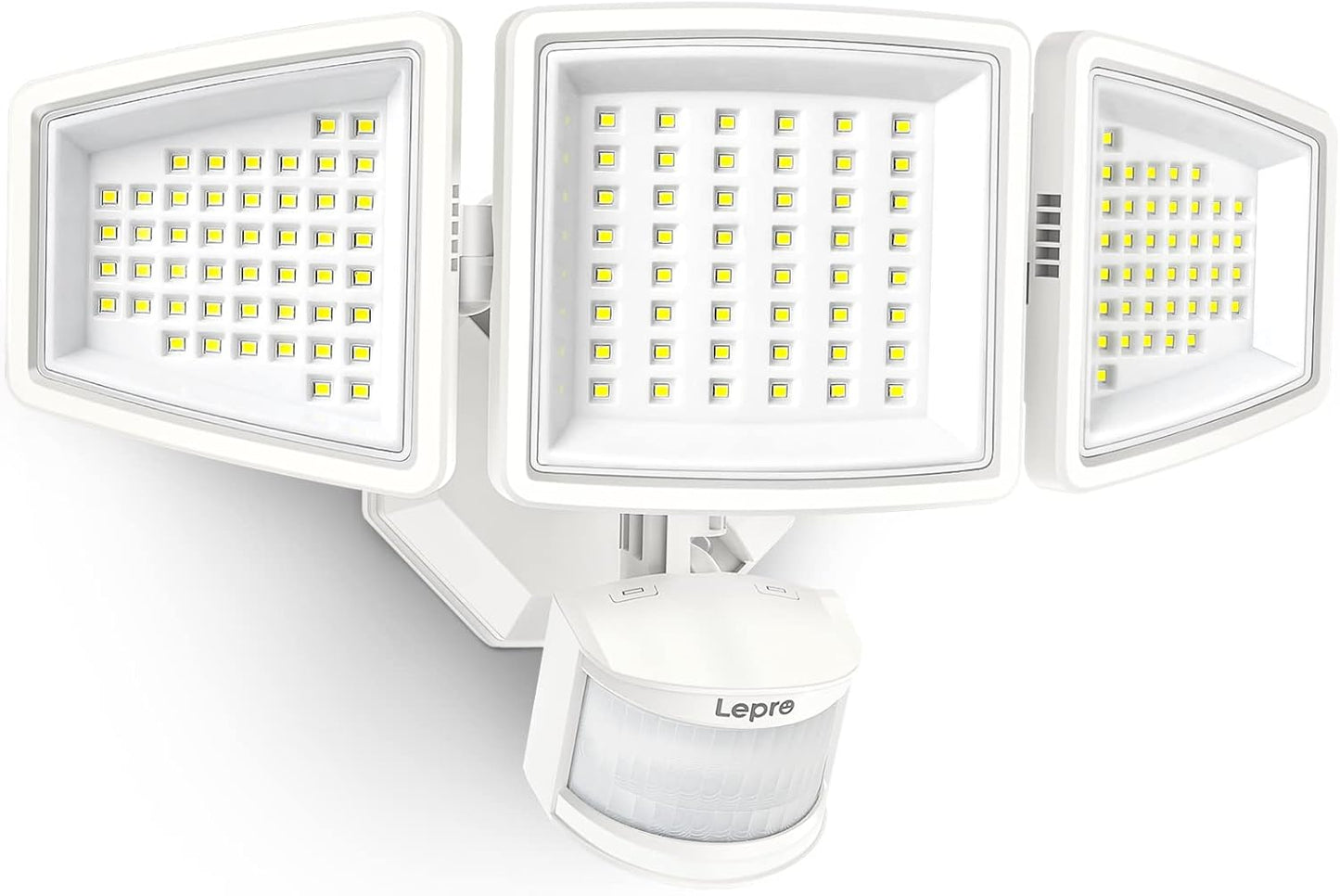 Lepro LED Security Lights with Motion Sensor for Outdoor Use