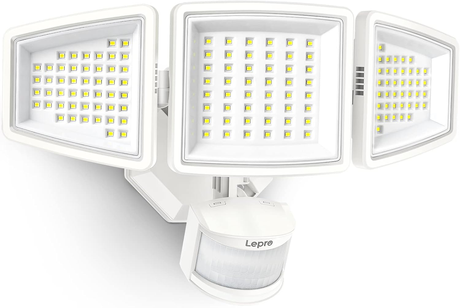 Lepro LED Security Lights with Motion Sensor for Outdoor Use