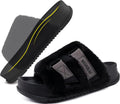 KuaiLu Women's Orthotic Fuzzy Platform Slippers - Comfort & Arch