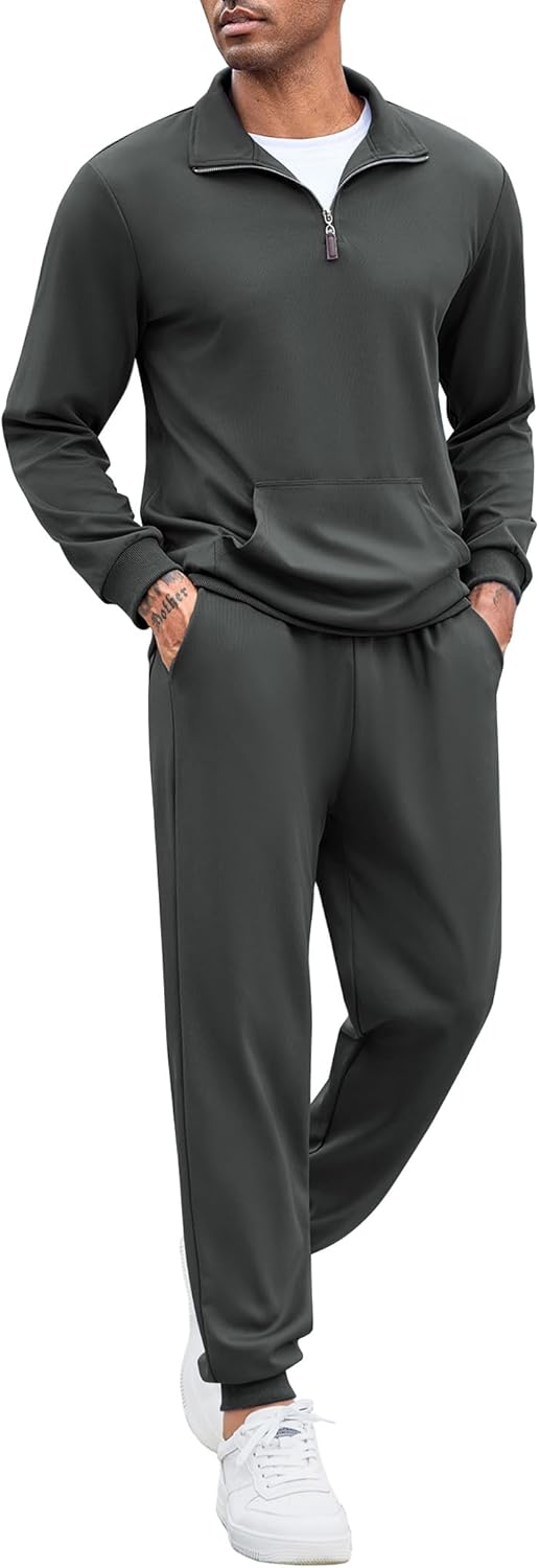 COOFANDY Men's Tracksuit 2 Piece Set for Casual Athletic Wear