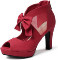 GATUXUS Open Toe Platform High Heel Strappy Sandals - Comfortable