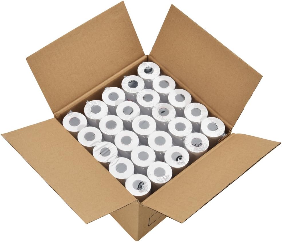 MFLABEL 50 Rolls 2 1/4 in x 165 ft Thermal Paper for POS