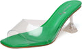 Stylish Vivianly Women's See-Through Heels Sandals for Any Occasion