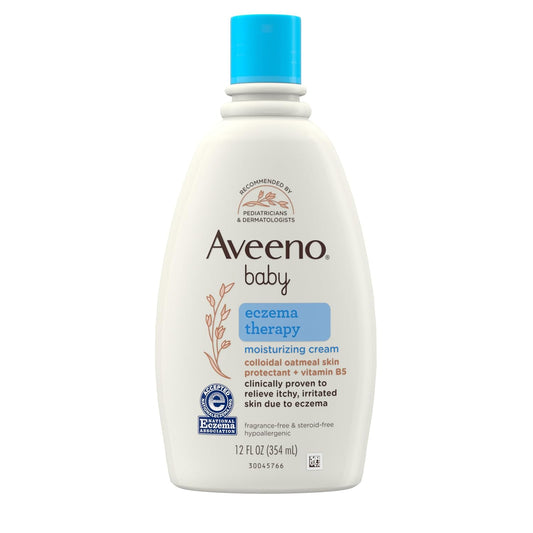 Aveeno Baby Eczema Therapy Cream, Soothes Dry Skin
