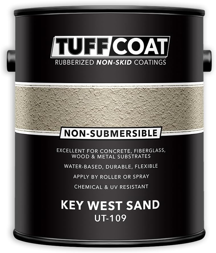 Tuff Coat UT-109 Key West Sand Non-Skid Coating for Safety