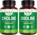 Choline Bitartrate 500mg Supplement - High Potency Cognitive Support