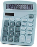 OFFIDIX Desktop Calculator 12 Digits with Large LCD Display - Clear