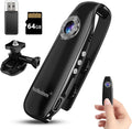 Mini Body Camera 1080P 64GB Motion Detection - Pocket POV Recorder