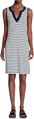 Lands' End Jersey Sleeveless Cover-up Dress - Lightweight Pool Cover