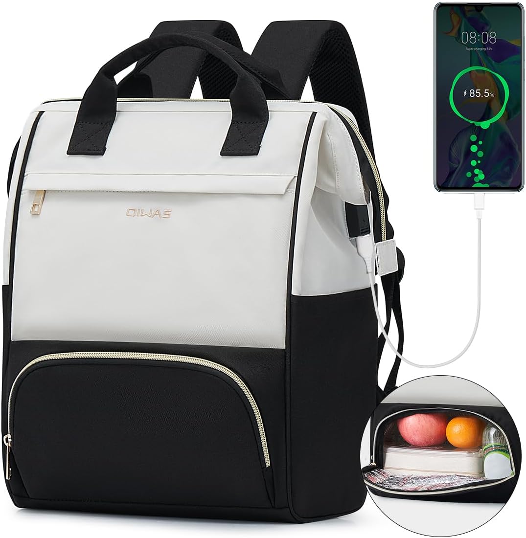 OIWAS Lunch Backpack with Insulated Compartment for Travel