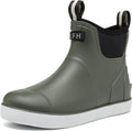 Women's Deck Boots Rubber Chelsea Ankle Rain Booties - Waterproof