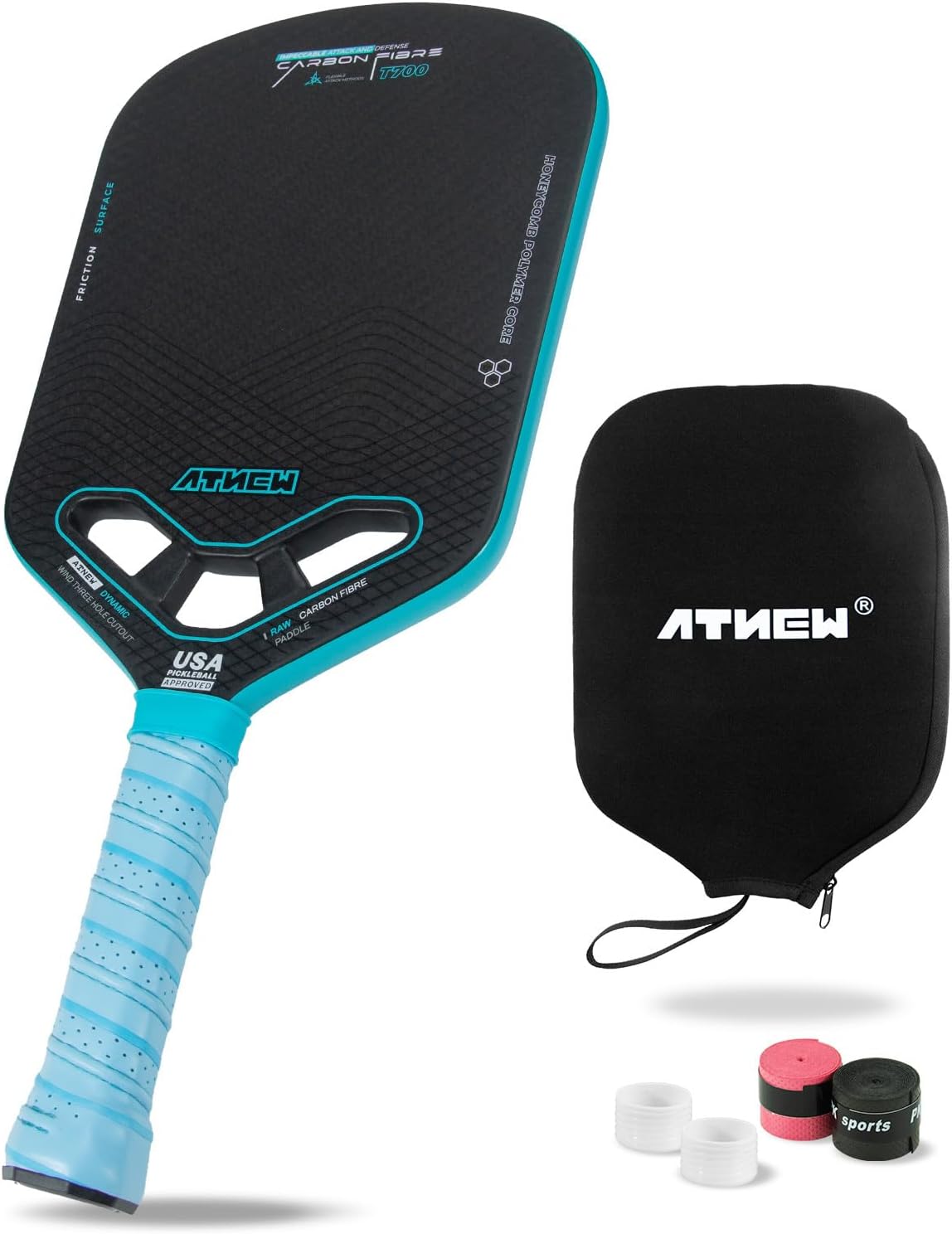 Pickleball Paddles T700 3K Carbon Fiber for Precision Play