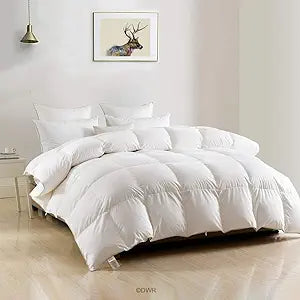 DWR Heavyweight Feathers Down Comforter for Cozy Winter Nights