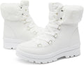 Waterproof Women's Fuzzy Mid-Calf Boots for Winter Comfort