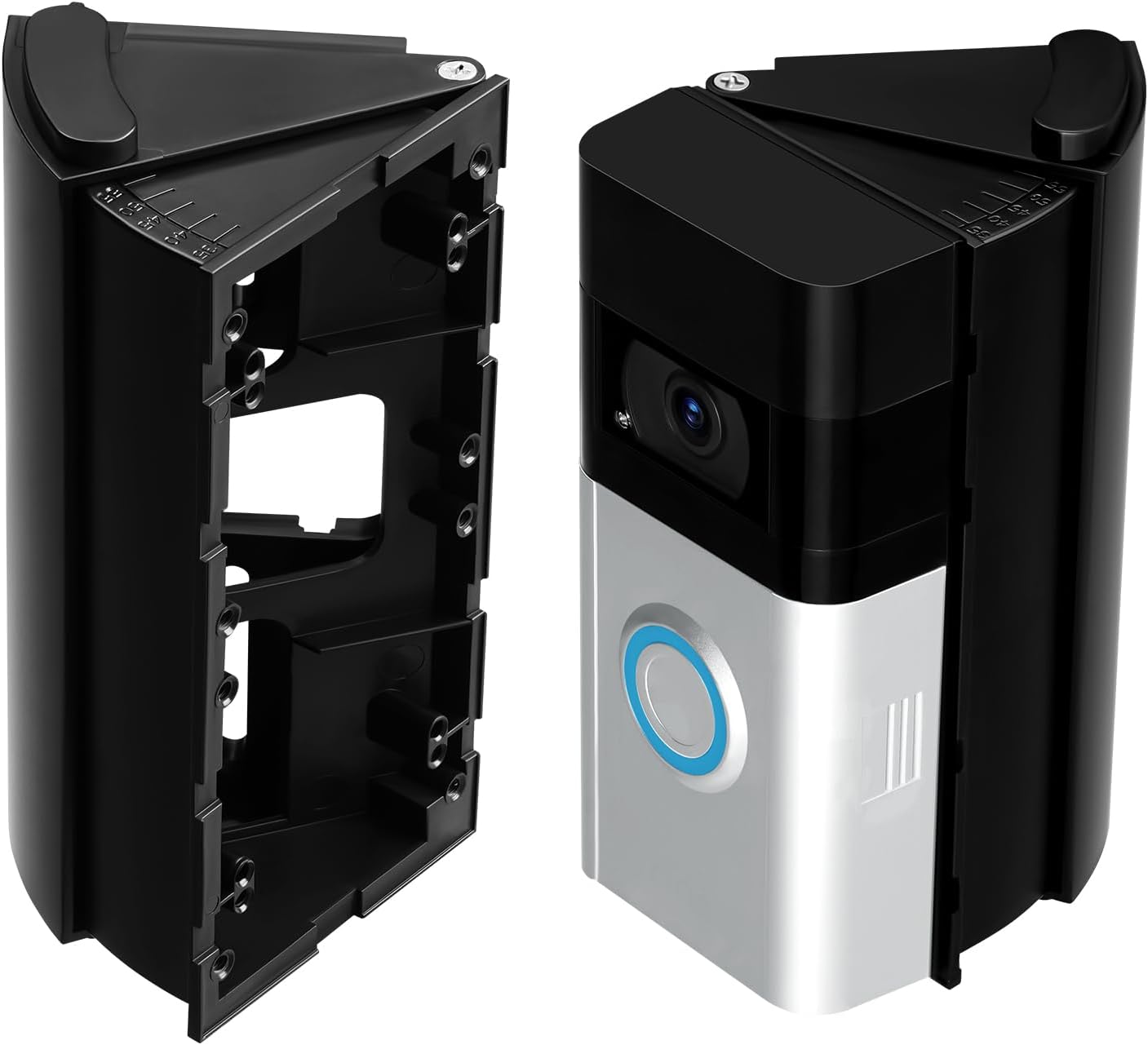 Ring Doorbell Angle Mount - Adjusts 30-60