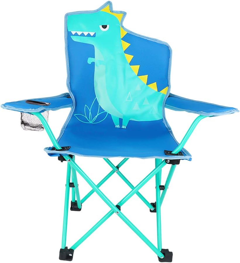 KABOER Kids Outdoor Folding Lawn Chair with Cup Holder