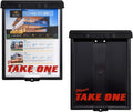 Outdoor Real Estate Brochure Box with Snap Shut Lid for Flyers