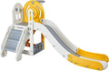 VEVOR Toddler Slide with Climbable Ladders and Basketball Hoop