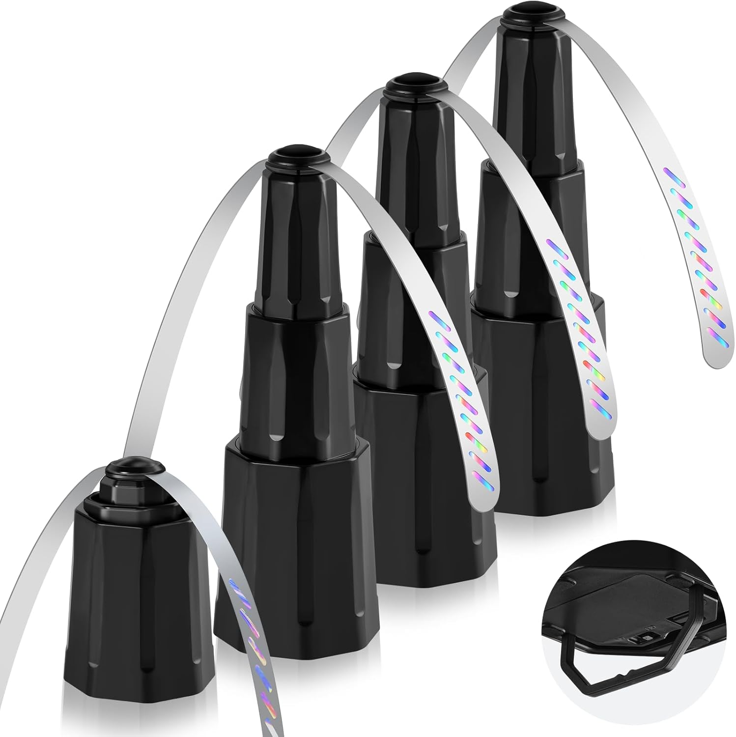 Fly Fans for Tables with Holographic Blades for Outdoor Use