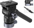 SmallRig Video Head with Leveling Base - Compact Fluid Pan Tilt Head