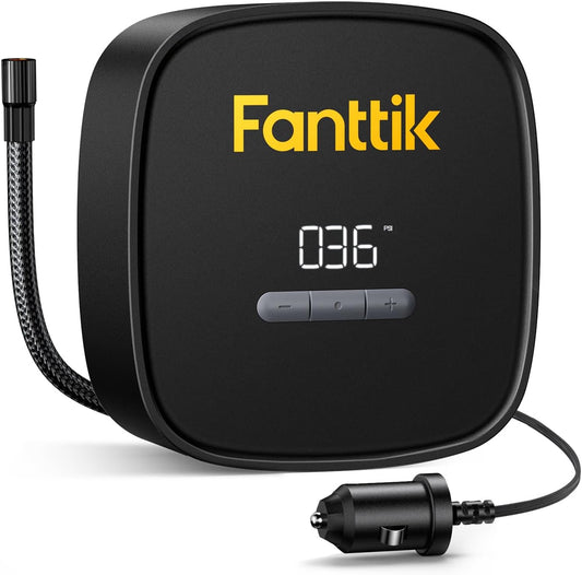 Portable Tire Inflator with Long Power Cable - Fanttik X9 SE