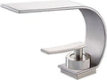 becola Modern Bathroom Faucet Low Arc Single Hole - Brushed Nickel