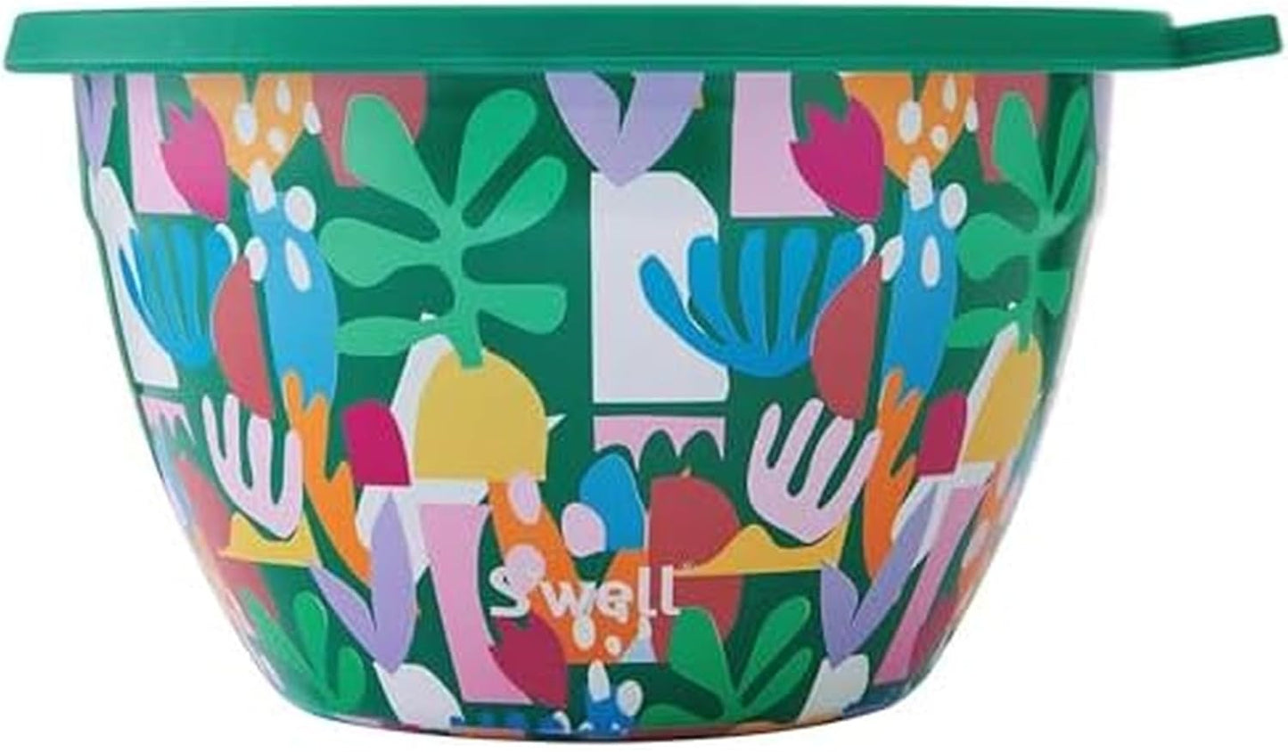 Swell Stainless Steel 64oz Salad Bowl Kit for Easy Meal Prep