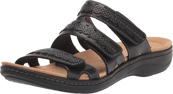 Clarks Women's Laurieann Cove Flat Sandal for Comfort and Style