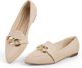 Women's Loafers Comfortable Fashion Chain Flats - Memory Foam