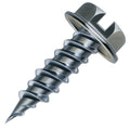#8x1/2 Zip-in Screws with Hex Washer Slotted Head - Flush Seating