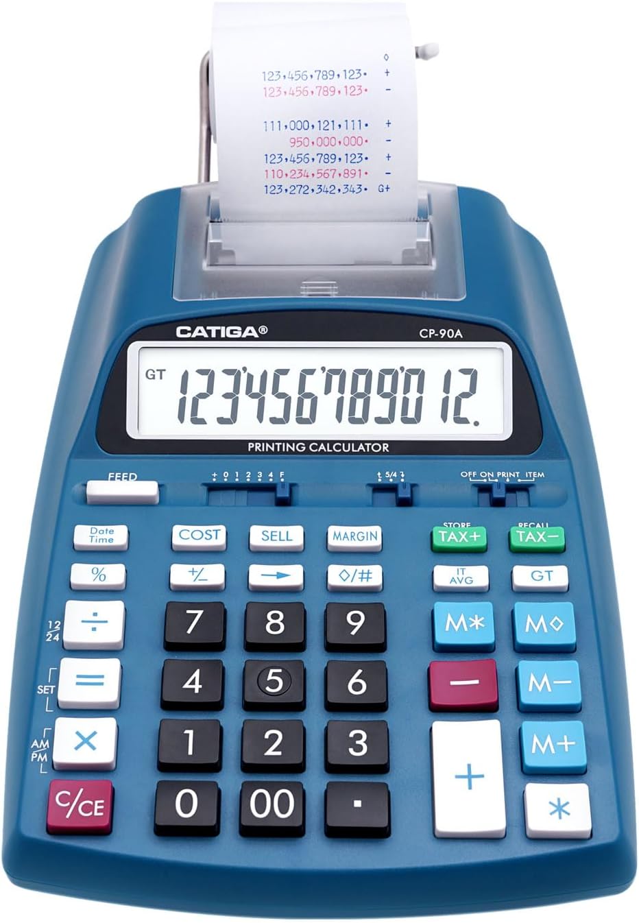 CATIGA 2025 Printing Calculator with Paper Roll for Office Use