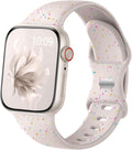 Colorful Soft Silicone Sport Band for Apple Watch, Starlight
